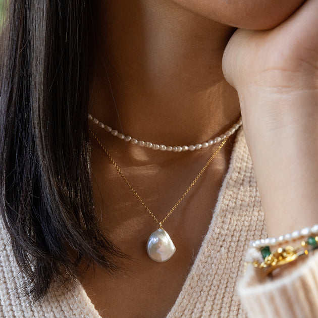 ◆HYERES LOR◆ [BYER] Silver (W) Bubble Drop Necklace BH7N53 Necklaces – Tagged 