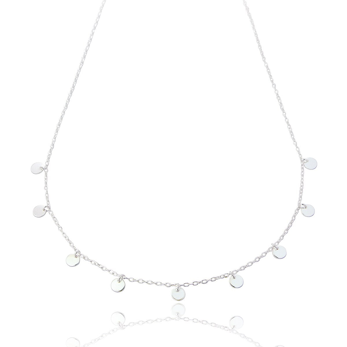 Mini best sale disk necklace