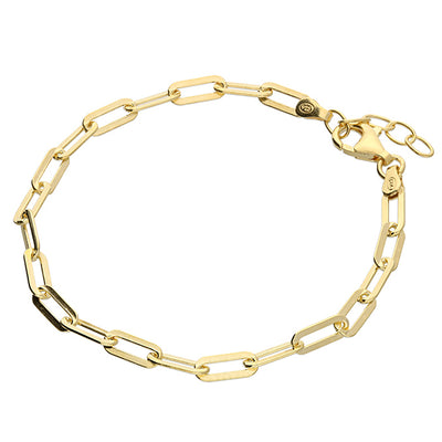 Dani Gold Paper Clip Chain Bracelet