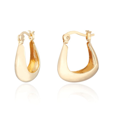 Dasha Gold Irregular Hoops