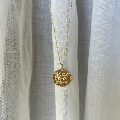 Ianthe Gold Roman Coin Necklace