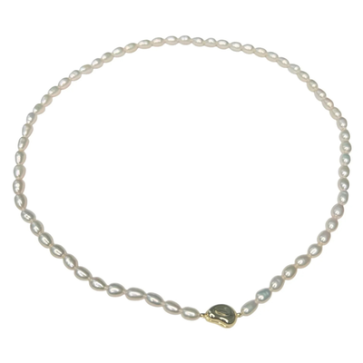 Ines Pearl Nugget Necklace