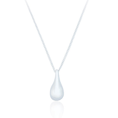 Nina Silver Teardrop Necklace
