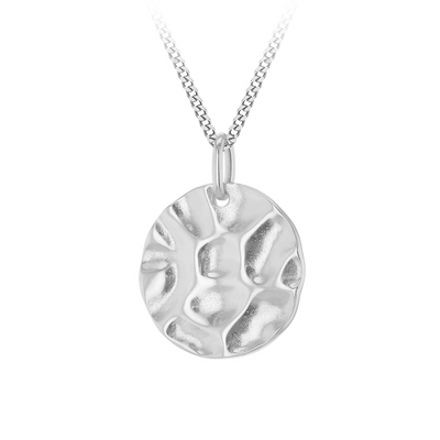 Palmyra Silver Ripple Necklace