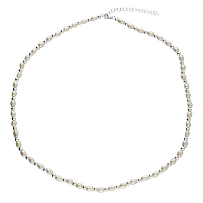 Petra Silver Freshwater Pearl Necklace