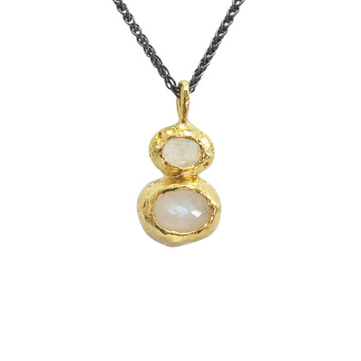 Sabine Moonstone Statement Necklace