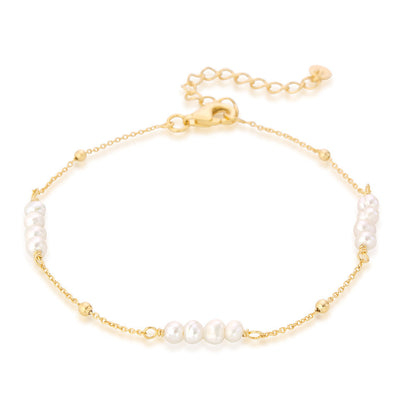 Tabitha Gold Freshwater Pearl Bracelet