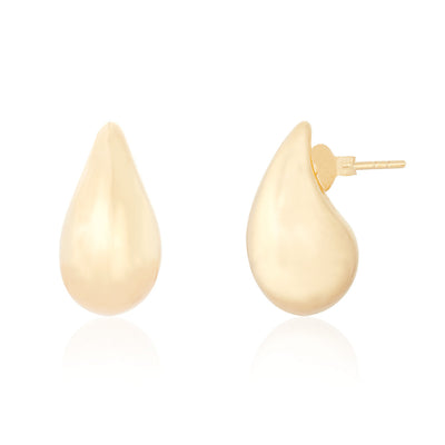 Tilly Gold Chunky Droplet Earrings