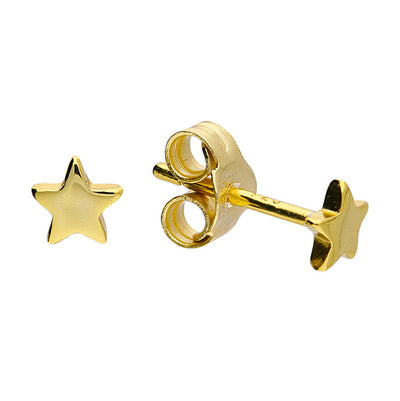 Zeta Gold Star Studs