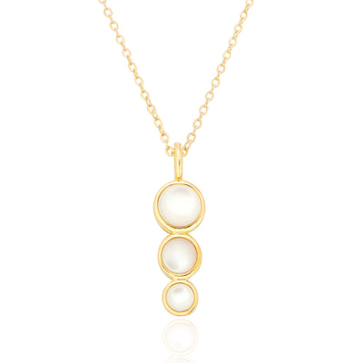 Arta Gold Mother of Pearl Necklace