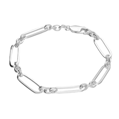 Ember Silver Chain Bracelet