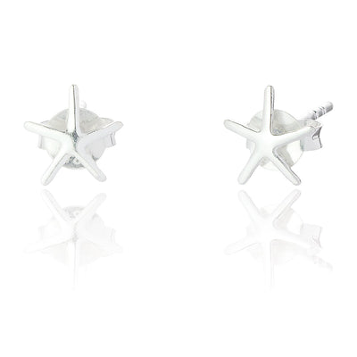 Mara Silver Starfish Studs