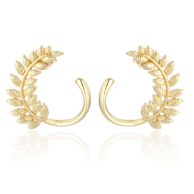 Melissa Gold Fern Earrings