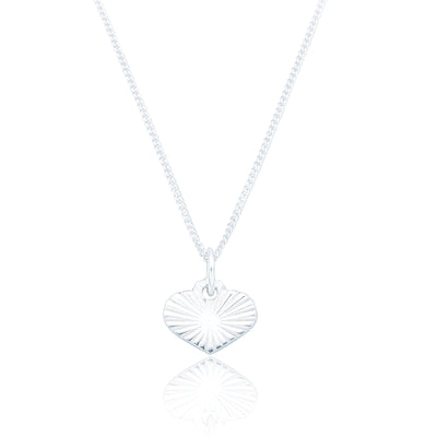 Mika Mini Silver Heart Necklace